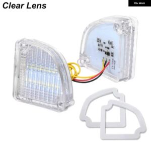 シボレー GMC トラック 1967 1968 1969 1970 1971 1972 赤色 LED テールライト リア フォグランプ W/ホワイ - clear　lens