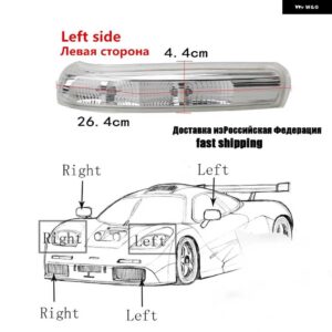 シボレー LED サイドミラー キャプティバ 2007-2016 ウィンカー ランプライトリアビューバックミラー サイドリピーターミラー 信号ラン - left　side