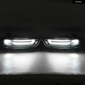 ジープ LED フォグライト グランドチェロキー 2017-22 デイタイムランニングライト ヘッドライト フォグランプ DRL ドライビング ランプ - 1pair