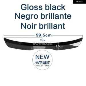 シボレー ルーフスポイラー カーボン表面タイプ DGS 車リアトランクウイング ABS 材料再スポイラー トラッカー 2019 2020 - Gloss　Black