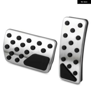 ジープ カーアクセル ブレーキ ペダル レネゲード 2015-21 ステンレスノンスリップペダル パッド - 2pcs