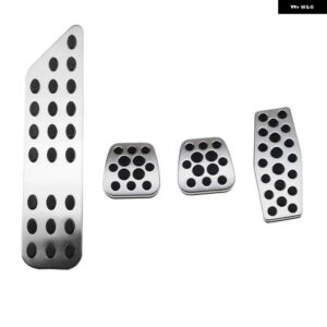 シボレー AT MT フットペダル オーランド J309 2010-14 アクセル ブレーキ クラッチなし穴あけペダル カバー 部品 - 4pcs