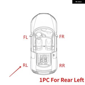 シボレー フロントリア 自動ドアロック アクチュエーター モーター アベオ 5 38292 - Rear　Left