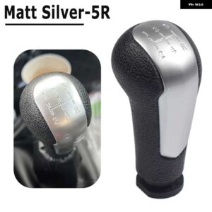 シボレー MT 5スピード スパーク 2011 2013-16 + カーギアシフトレバーノブ マニュアル ギアボックス ハンドボール - matt　silver