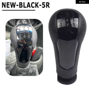 シボレー MT 5スピード スパーク 2011 2013-16 + カーギアシフトレバーノブ マニュアル ギアボックス ハンドボール - black