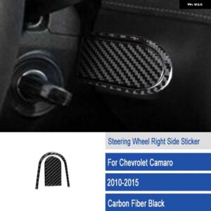 シボレー ステアリング ホイールトリムカーボン ステッカー カマロ 2010-15 ACCESSORI - d5