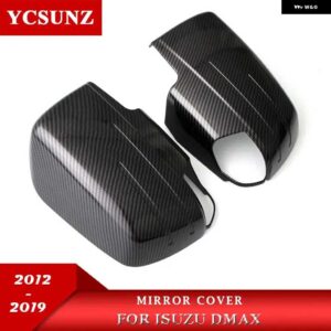 シボレー ミラー カバー いすゞ D-MAX DMAX 2012-19 TRAIBLAZER 2016 カー - new　carbon　fiber