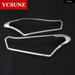 シボレー ABS ヘッドライト カバー いすゞ D-MAX 2018 2019 ランプフード CAMIONETA DMAX DMAX - Chrome