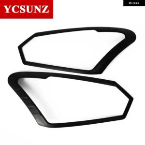 シボレー ABS ヘッドライト カバー いすゞ D-MAX DMAX 2016 2017 フロントランプフード部品 いすゞ D-MAX カー - black