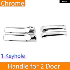 ジープ 自動クローム コマンダー XK 38991 車クローム ドアハンドル カバー ABS 外装スタイリング ステッカー - 2handlebowl　1keyhole
