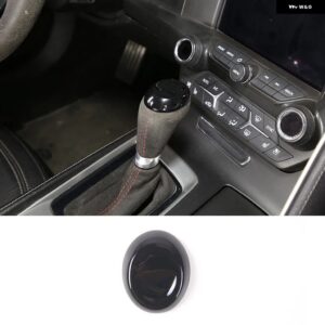シボレー コルベット C7 2014-19 ABS インテリア ギア スティック オートマチック トランスミッション ギア シフト ノブ カバー - 1pcs Black
