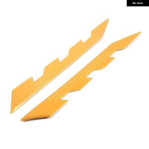 シボレー コルベット C8 Z51 Z06 2020-2023 合金 エンジン フード両側ロゴ 装飾 ステッカー 自動車 - Yellow