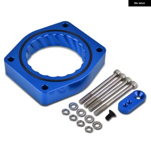シボレー スロットルボディスペーサー GMC 4.8/5.3/6.0/6.2L V8 エンジン シルベラド 1500 GMC シエラ キャデラッ - blue no logo