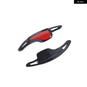 シボレー 合金 10 スタイル コルベット C7 2014-2019 ステアリング ホイール パドルシフター エクステンション シフト オート - carbon fiber