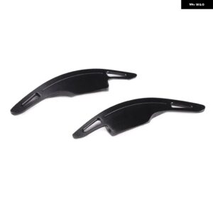 シボレー 合金 10 スタイル コルベット C7 2014-2019 ステアリング ホイール パドルシフター エクステンション シフト オート - black