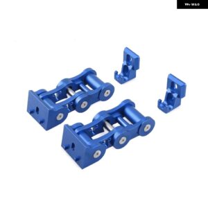 ジープ ステンレス ラッチ ロッキング フード キャッチキット 2007-2017 ラングラー JK JKU - Blue
