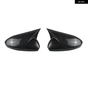 シボレー バットスタイルミラーカバー クルーズ 2008 2016 2ピースカバー ブラックシールド外装チューニング - Carbon fiber pattern