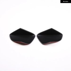 シボレー コルベット C7 2014-2019 ドアハンドルボウルカバー トリムアウターカバー プロテクター - Matte black