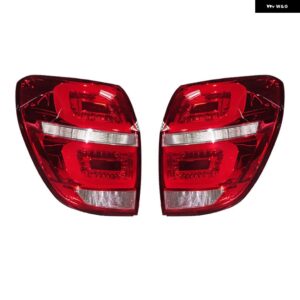 シボレー 1ペア LED リア テールライト キャプティバ 2008-2019 ストップブレーキランプリアハザードウィンカーライト - red　cover