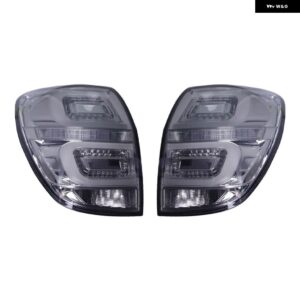 シボレー 1ペア LED リア テールライト キャプティバ 2008-2019 ストップブレーキランプリアハザードウィンカーライト - smoke　cover
