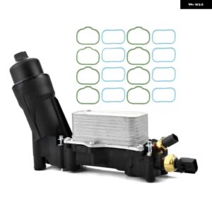 ジープ ダッジ クライスラー 3.6L 11-16 アップグレードアルミハウジング オイルフィルター アセンブリ 68105583AF 68105583AA - black