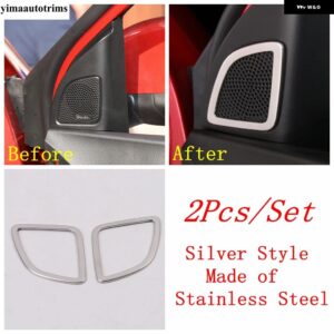 シボレー ステンレス ダッシュボード ギアパネル ヘッドランプ ドアスピーカーカバー トリムキャプティバ 2018 -2021 インテリア - Model A