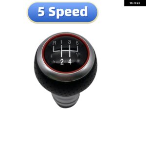 アウディ ギア シフト ノブレバー スティック 12MM シュコダ シート A3 A4 B6 B7 B8 A6 S4 B8 8K A5 8T Q5 8R フォルクスワーゲン VW パサート ゴルフ - 5 Speed3
