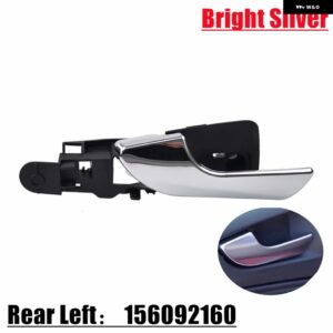 アルファロメオ 左右サイド車フロント インテリア ドアハンドル インナードアプルハンドル ジュリエッタ 156092167 156092165 - Bright Silver RL