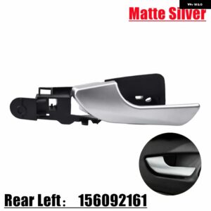 アルファロメオ 左右サイド車フロント インテリア ドアハンドル インナードアプルハンドル ジュリエッタ 156092167 156092165 - Matte Silver RL