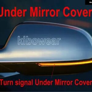 アウディ A4 A5 S5 B8.5 RS5 RS4 ダイナミック スクロール LED ウィンカーライト サイドミラー フラッシャー リピーター 2013 2016 - under mirror cover