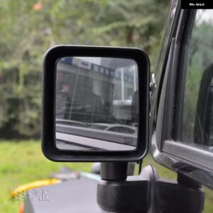 ジープ 加熱凸面サイドミラー ガラス ラングラー III MK3 JK 2011-2017 リアビュー自動交換 - Left　side　LH