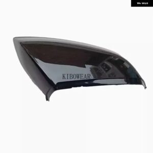 アウディ 1PC 黒サイド ウイング ミラー キャップ Q5 FY Q7 4メートル 2016-19 カーパーツ カバー 交換左右 - Right side no hole