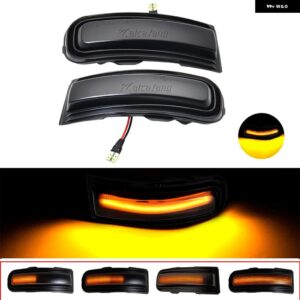 ジープ 2個 レネゲード 2015 2016-2022 シーケンシャル フラッシャー リピーター LED ダイナミック サイドビュー ミラー ウィンカー ウインカー ライト - dynamci　smoked