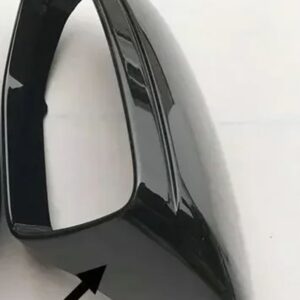 アウディ 黒サイド ウイング ミラー カバー キャップ A6 C8 A7 A8 2018-21 4KD857527 4KD857528 バックミラー 自動交換 ハウジング - Left No hole