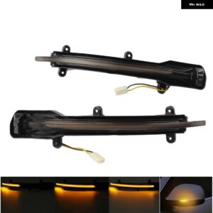 アウディ ダイナミックウインカー LED ウィンカーサイドミラー ライトインジケータ Q5 / SQ5 8R 2008-2017Q7 / SQ7 4L フェイスリフト 2009-2015 - Smoked black-Yellow
