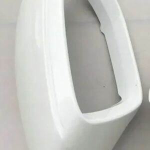 アウディ 1PC ホワイトサイド ウイング ミラー カバー キャップ A6 C8 S6 RS6 A7 A8 2019-23 交換 S7 S8 - Right No hole