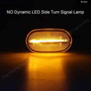 シボレー 2X ダイナミック LED サイド マーカーライト ウィンカーランプ スズキ ジムニー JB64W JB74W B23W ラパンキャリー - Clear No Dynamic