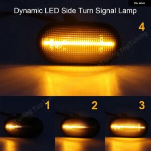 シボレー 2X ダイナミック LED サイド マーカーライト ウィンカーランプ スズキ ジムニー JB64W JB74W B23W ラパンキャリー - Smoke No Dynamic