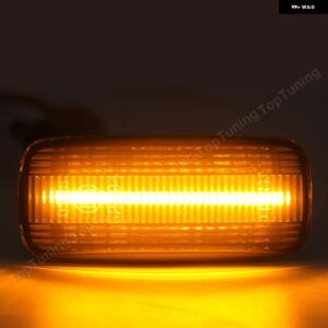 ジープ 2個 ダイナミック LED サイド マーカーライト パトリオットコンパスコマンダーグランド チェロキー LED ウィンカーライト クライスラー 200 - smoke　dynamic