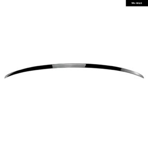 アウディ A3 S3 8V セダン 2014-2020 S テール翼固定風 スポイラー リア ウイング 装飾 カーアクセサリー スポイラー ウィング - Glossy Black