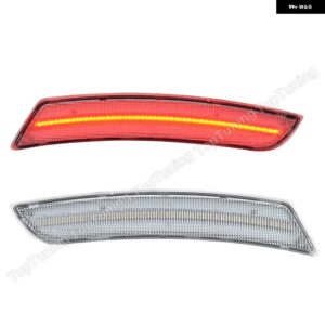 シボレー 2個 リア LED サイドマーカーランプ カマロ 2016-24 インジケーター ライト - clear