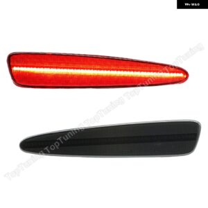 シボレー リア赤色 LED サイドマーカーランプライト コルベット C6 2005-13 2個 - smoke