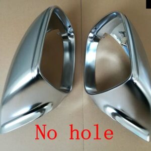 アウディ クロームサイドミラー カバー キャップ Q5 8R Q7 4L SQ5 2009-16 マット - no blind spot hole