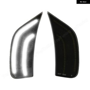 シボレー 2個 フロント LED サイド マーカーライト サバーバンタホ ウィンカーランプ GMC ユーコン キャデラック エスカレード 2021 - White Smoke Lens