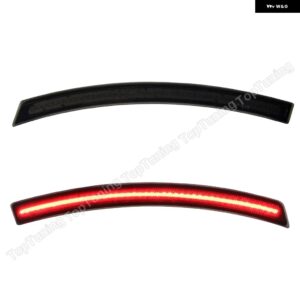 シボレー 2X スモーク/クリアレンズ レッド LED サイド マーカーライト リアフェンダーランプ コルベット C7 2014-19 - smoke