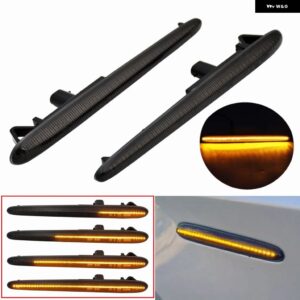 アルファロメオ 2個 LED ダイナミックサイド マーカーライト 矢印ウィンカー ウインカーランプ ジュリエッタ 940 ジュリエットスプリントベローチェ - Dynamic Smoked