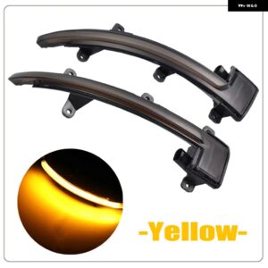 アウディ LED ウィンカーサイドバックミラー ライト TT MK2 8J TTS R8 2007-2014 ダイナミックウインカー 2008 2010-13 TTRS - Yellow