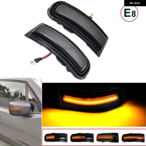 ジープ ダイナミック ターン シグナル ライト インジケーター サイド マーカー ミラー ランプ LED点滅 2015-2022 レネゲード アロー シーケンシャル - dynamic　smoked　black