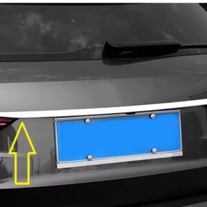 アウディ リアテールゲート トランクドア上部アンダーストリップ装飾カバー キット トリム Q3 F3 2019-2021 ステンレス 外装 アクセサリー - a