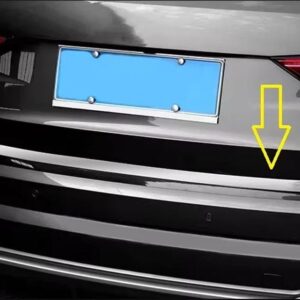 アウディ リアテールゲート トランクドア上部アンダーストリップ装飾カバー キット トリム Q3 F3 2019-2021 ステンレス 外装 アクセサリー - c